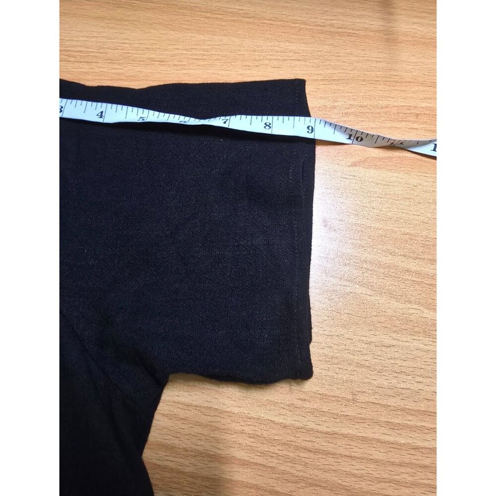 Disturbia Embroidered Foxglove V-neck Mini Dress 8 Whimsigoth Witch Black Gothic - Picture 10 of 16